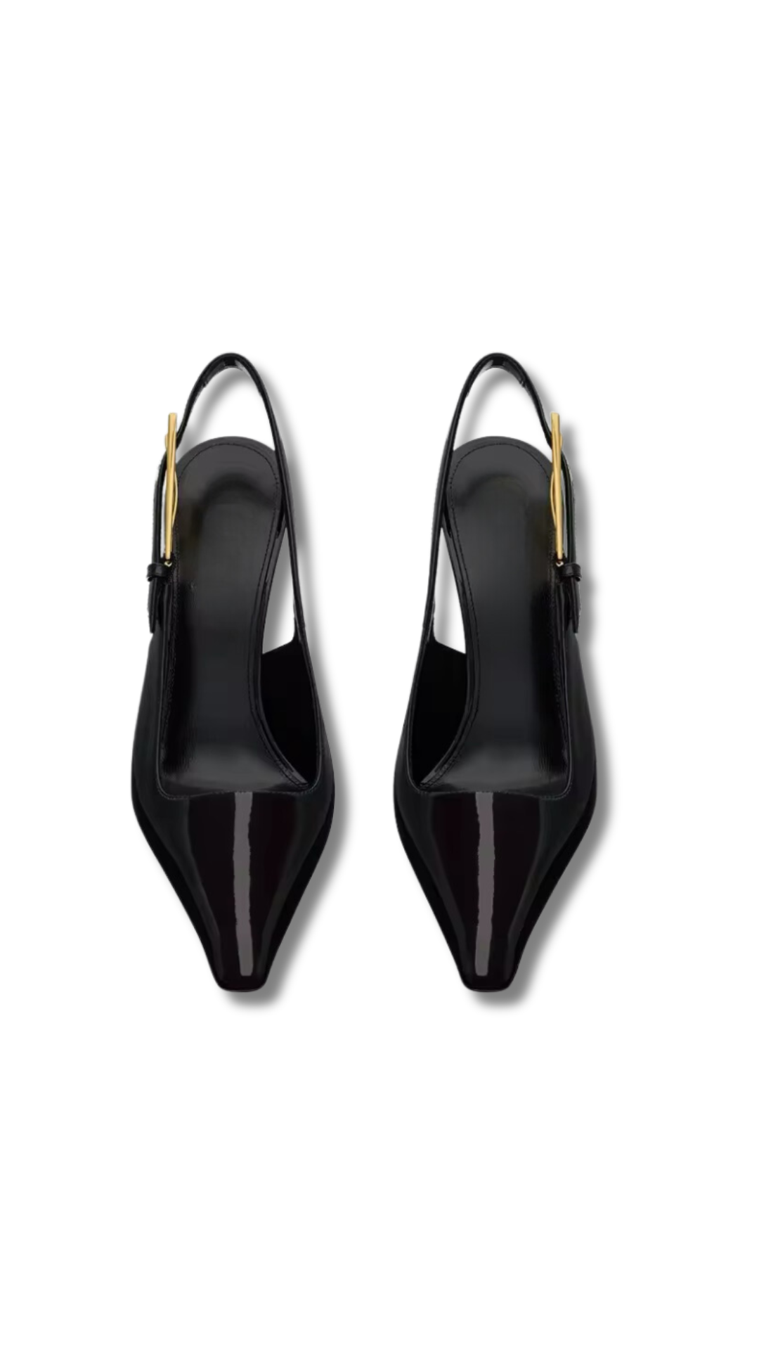 LÉ - Slingback pumps made of patent leather in various heights & colors